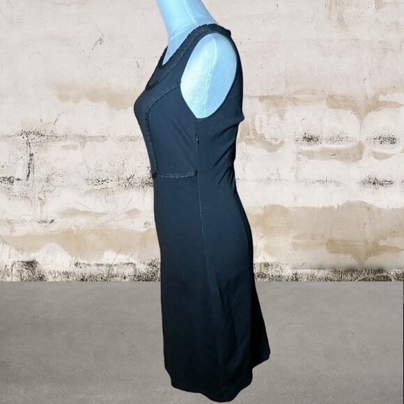 Philosophy Women's Fringe Detail Black Sheath Dress - Size XS - Picture 2 of 6